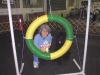 Flat Stanley visits Oggi's agility class